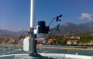 Stazione Davis Vantage Pro 2 attiva dal Sett 2011 presso la Torre del Marina di Loano
